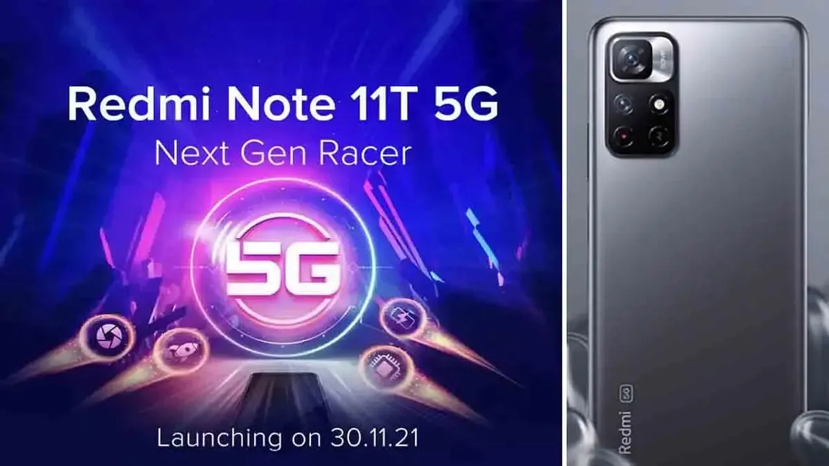 Redmi Note 11T با شارژ سریع 33 واتی و چیپست 6 نانمومتری