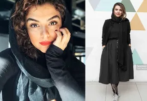 دنیا مدنی با ژستی ناجور و شلوار فوق جذبش از هجرت می گوید!