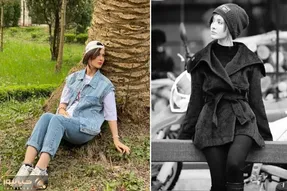 آرایشِ نایس ساناز سعیدی که انگار عمل ممل کرده ولی نکرده؛ دو مثقال باندانا همین و بس!