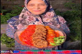 آشپزی خوش پخت دهاتی؛ شکوفه بانو چه کرد با رولت گوشت دهنت آب میوفته / مادر شوهر نمونه