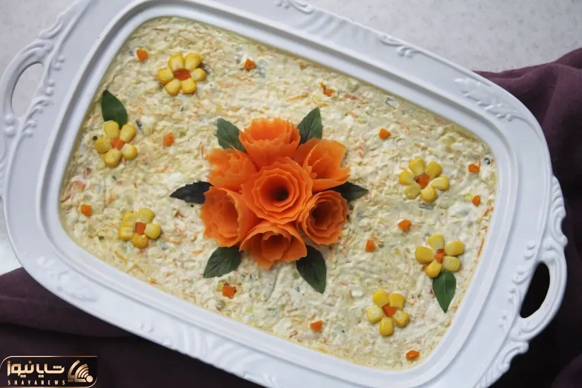 آموزش آشپزی؛ طرز تهیه خوشمزه ترین سالاد الویه