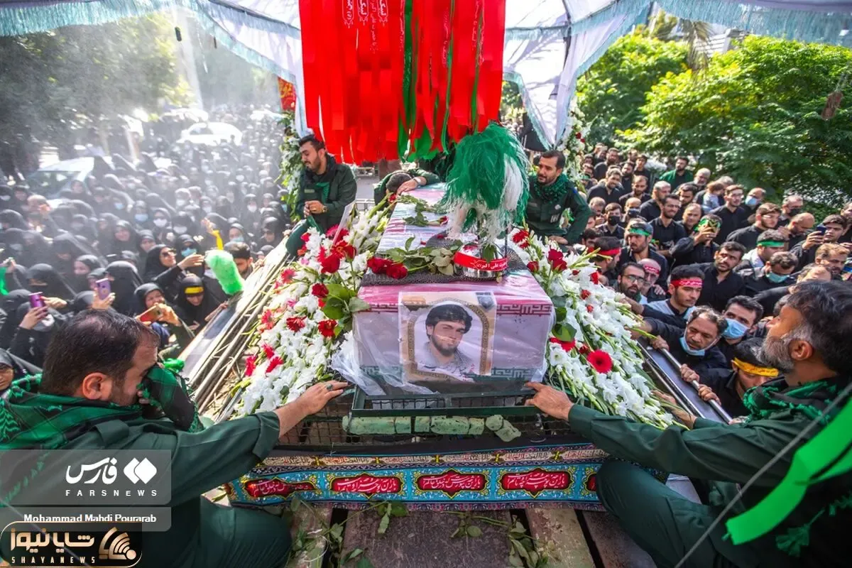 تشییع پیکر شهید مدافع حرم «عباس آسمیه»