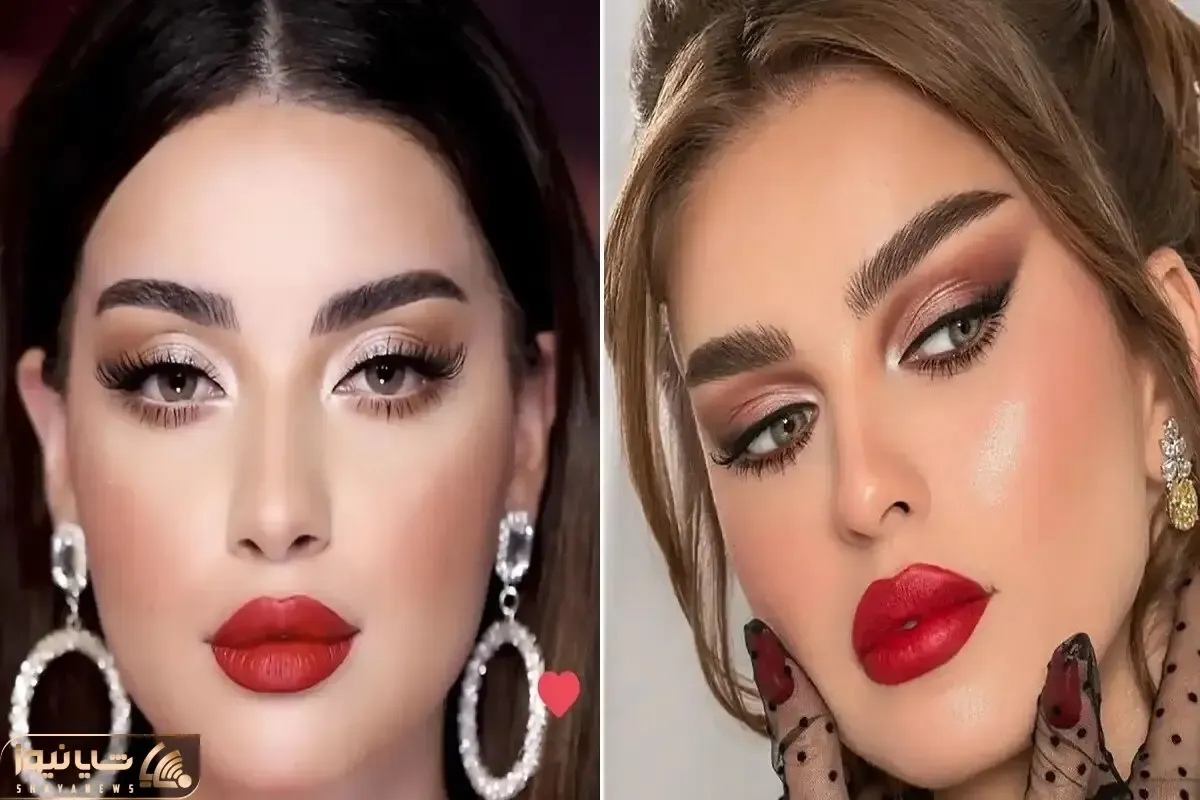 مدل های آرایش خاص با رژ قرمز؛ اینجوری تویی و چشایی که تو هر مجلس خیره میمونن رو صورتت