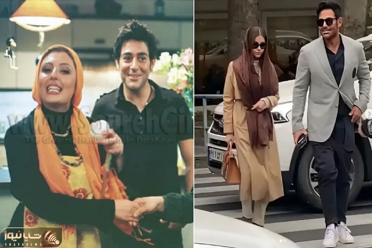 همسر قبل و بعد محمد رضا گلزار / بازیگر توفیق اجباری پنجاه سالشه ولی همسرش دهه هفتادی