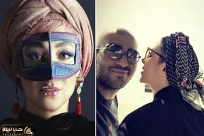 فیگورای خاص و منحرف ویدا جوان با شوهر خاصش؛ خانوووم بادی پوشید فشرده و سفید!