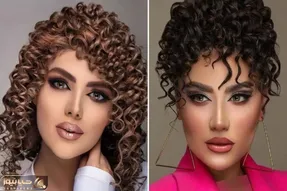 مدل های شینیون موی فر؛ زیبایی طبیعی که فقط کافیه درست برجسته بشه مناسب عروس و مهمانی