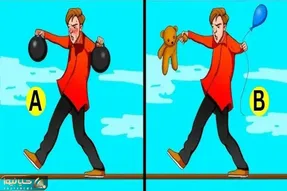بازی فکری؛ با دقت به تصویر نگاه کن و بگو که کی اول سقوط می کند؟