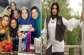 وقتی جَو جیران سمیرا حسن پور رو گرفته با یه کت دامن فسقلیه؛