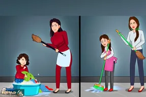 بازی فکری؛ اگه هوشت از پارو بالا میره بگو کدوم از خانوما نامادری بچه است؟