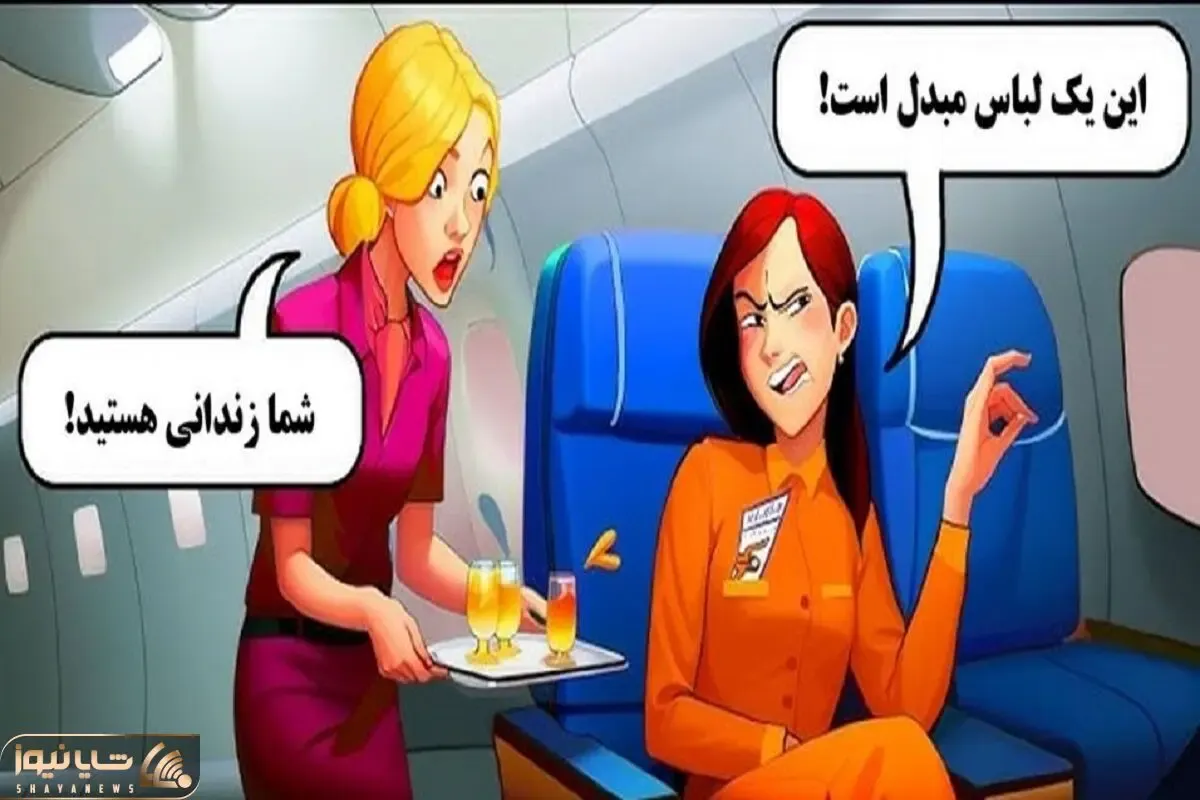 بازی فکری، مهماندار به مسافر خانم مشکوک شده میتونی کمکش کنی به جواب برسه؟
