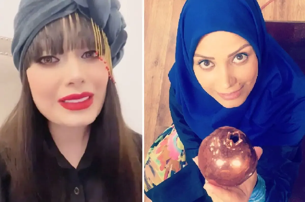 صبا راد را هم شیطون گول زد! آرایش جلف، بدحجابی و آوازخوانی!