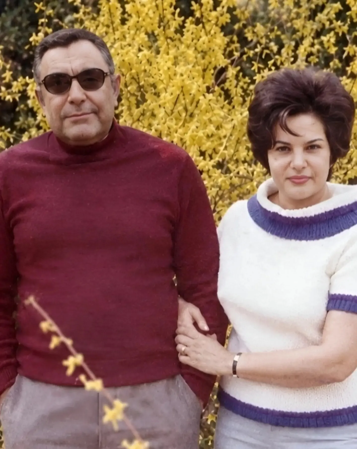 استاد بنان وهمسرش
