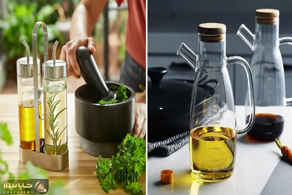 روش‌های عالی تمیز کردن بطری روغن / اگه خانوم خونه با سلیقه ای باشی اینارو از بر میشی