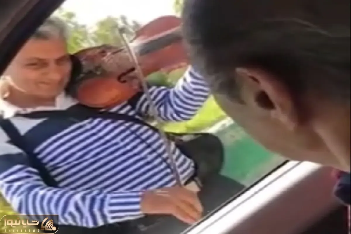 آواز نوستالژی؛ خواندن میمیرم اگه از تو جدا شم ایرج با نوای ویولون یک هنرمند خیابانی