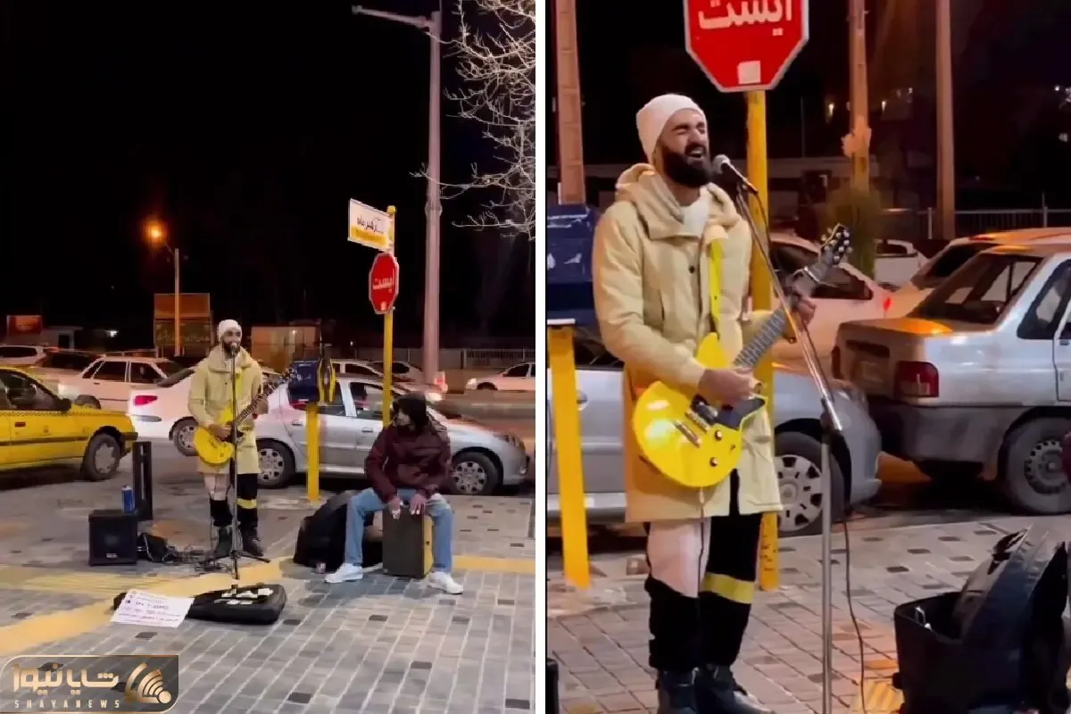 آواز خیابانی؛ آقاهه چه عاشقانه آهنگ چه خواب هایی رو میخونه/ رنگ لباس و گیتارش چی میگه
