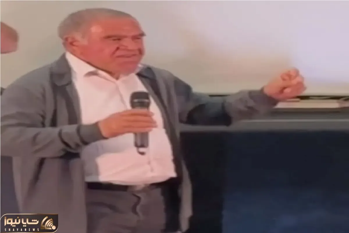 آواز شاد؛ حاجی سوتی آوردن رو صحنه آمنه میخونه میسوته بدل شهرام قائدی داره میپوکه