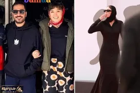 نوید محمدزاده واسه فرشته اونور آبم ترکونده؛ تو ونیز خانوم با ماکسی آقاش با تریپ شاخ!