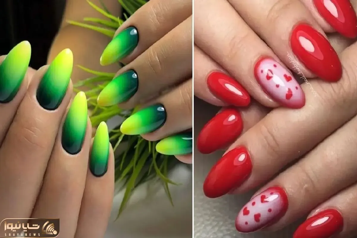 آس ترین طرح و رنگ های لاک ناخن آمبره / یکم تنوع بده دلت باز شه چیه همش لاکای معمولی