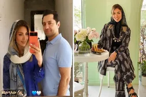زن بهرام رادان یه آرایشگاهی رفت که ما بریم باید براش وام بگیریم / تیپ ساحلیشو تو ونیز
