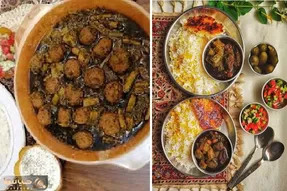 پلو و خورشت کرفس با قلقلی / طرز تهیه یه غذای خوشمزه واسه سحری ماه رمضان