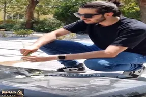 آواز احساسی؛ پسر سر خاک مرتضی پاشایی یکی هست تو قلبم خوند انگار مرحوم دوباره زنده شده