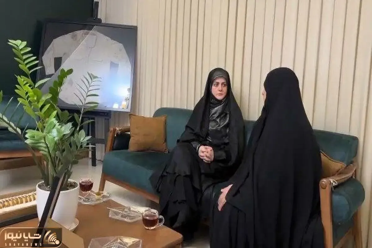 (عکس) دختر پزشکیان در خانه سردار شهید حاجی‌زاده