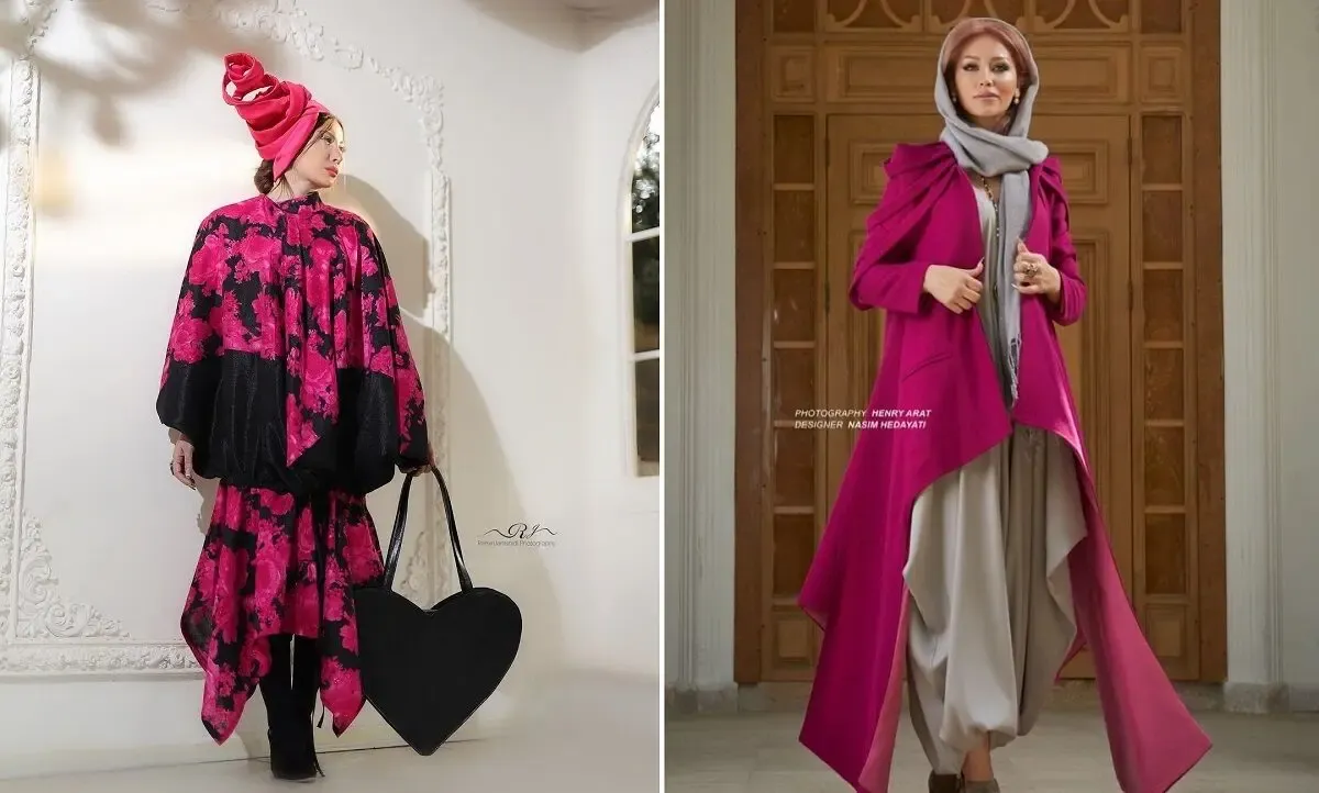 به مانتوی سرخابی شال یا روسری چه رنگی میاد؟ روشن یا تیره؟
