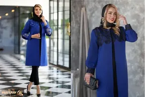 بیا بگمِت مانتو آبی با چه شال یا روسری ای جذاب تر میشه؛ هنری طووور تیپ بزن