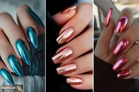لاک های شیشه ای جدید کروم؛ با اینا هر انگشتتو که تو هوا تکون بدی دور و بریات غش میکنن