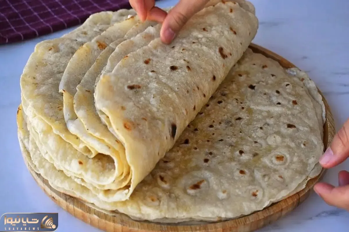 آموزش آشپزی؛ نان لواش خانگی بدون فر