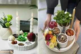 ایده های جذاب برای سفره هفت سین مینیمال / نوروز 1404 شیک ترین هفت سین مال توئه!