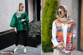 روزهای آخر تابستون تا میتونی مانتو سبز و نارنجی بپوش؛ پاییز خبری از این مانتوها نیستا