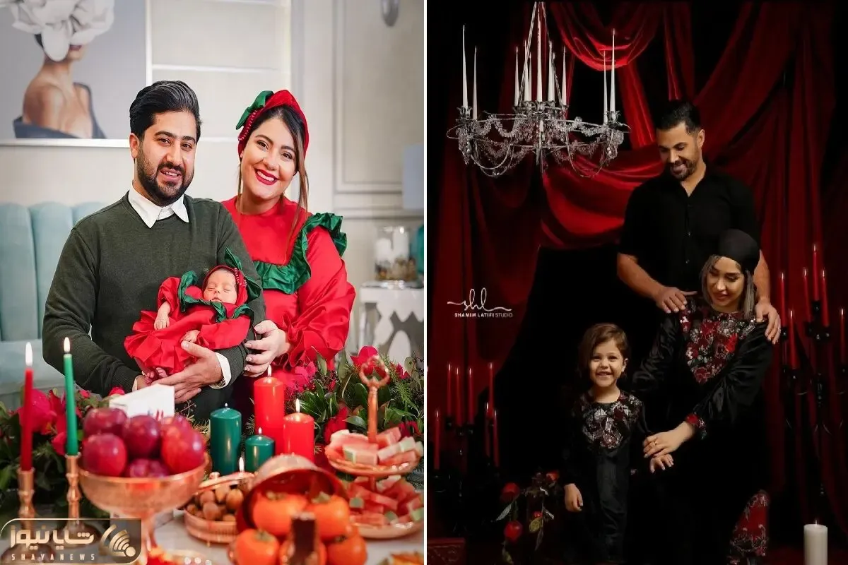 استایل ست متفاوت برا شب چله زوج ها / عکس های خانوادگی رو زن و شوهری یه تنه خوشگل کنید