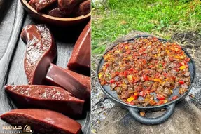 غذای سنتی؛ پختن جغول بغول در حجم بسیار زیاد