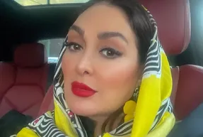 تیپ جیغ و رنگی الهام حمیدی!