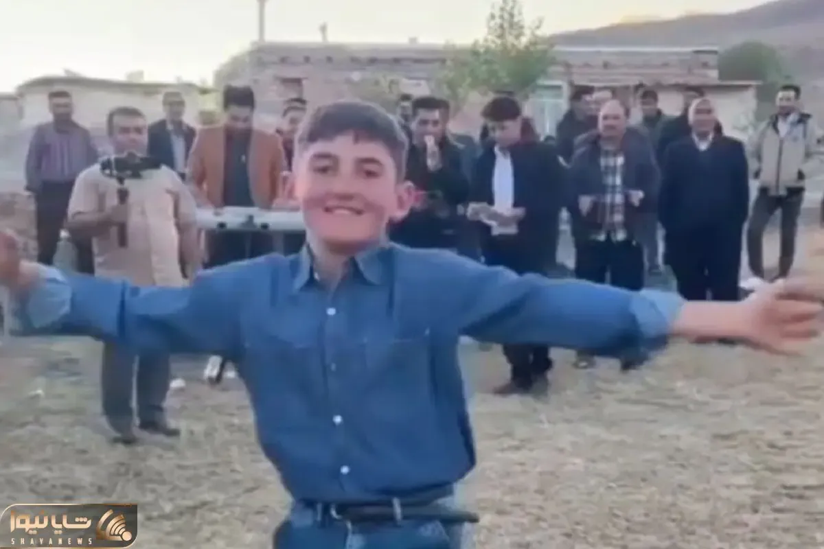 آواز محلی؛ پسر روستایی با آهنگ ترکی رقصید هم ولایتی هاشم عین بارون رو سر شاباش ریختن