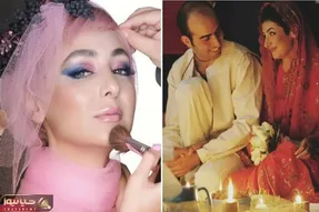 ویدا جوان نبود نبود یهو با یه فِیس دلبر تو اتاق گریم اومد؛ ازدواج فضایی خانم با آقاشو!