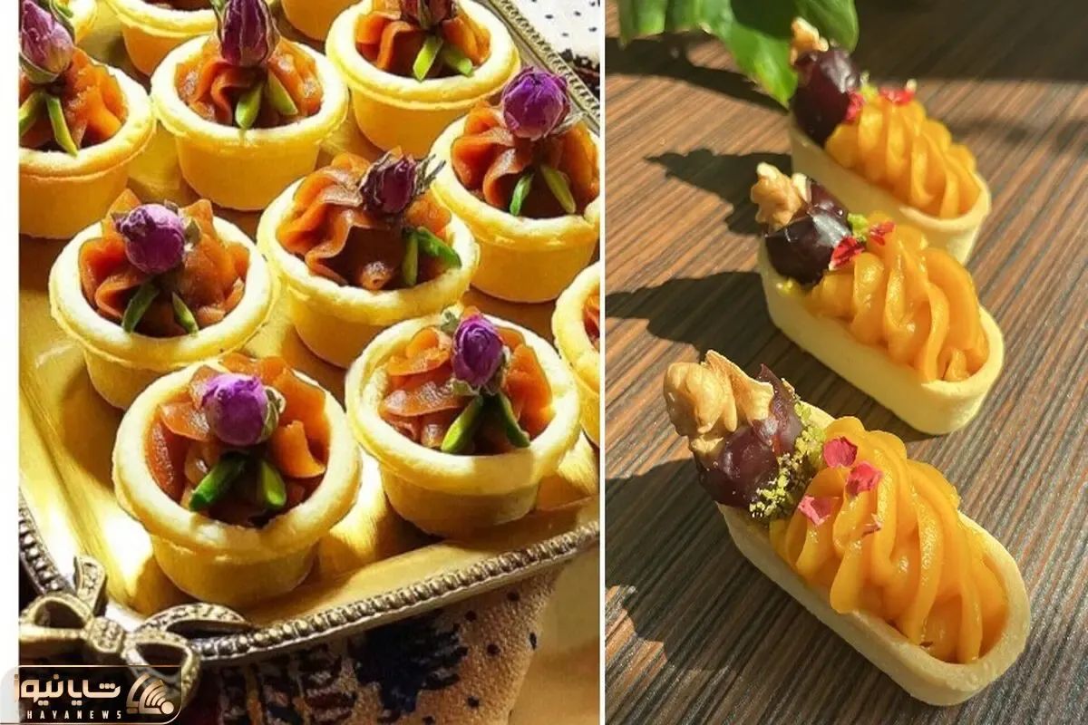 طرز تهیه تارت حلوا / پذیرایی شیک و مجلسی با مینی تارت های خوشمزه