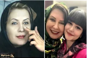 لپ تو لپ شدن لعیا زنگنه با دختری که کُپشه ولی زیر بیسته؛ ساده بودااا چه تتویی شده!