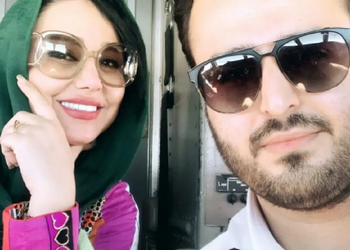 عکس صمیمی خانم سلبریتی با جوان ترین خلبان خاورمیانه!