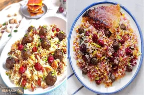 طرز تهیه آلبالو پلو با گوشت قلقلی / آلبالوهای نوبر رو دریاب و یه غذای عالی بپز