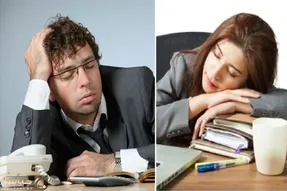 چیکار کنیم سرکار خوابمون بپره ؟ اگه هی رو میز کارت غش میری از خواب اینجوری اوکی شو