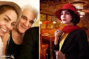 ژست رمانتیک مهدی هاشمی و زَن دومش که حسابی مورد عنایت کاربرا قرار گرفت؛ دیو دلبری شدن!