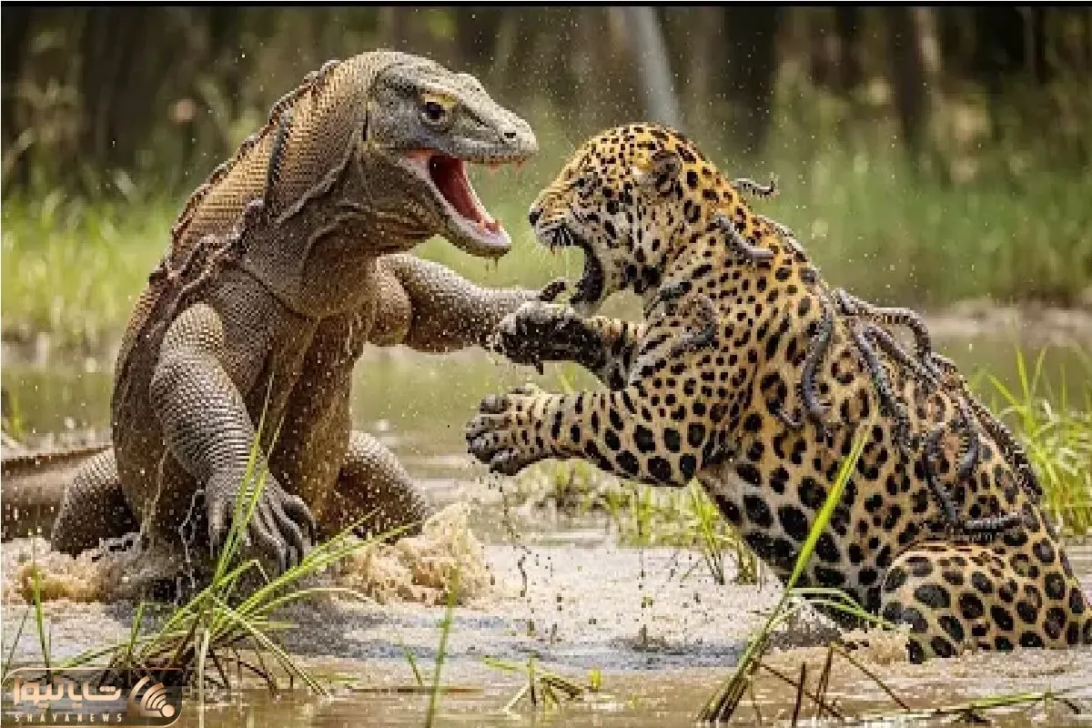 جذابیت حیات وحش / نبرد خصمانه ببر دد و اژدهای کومودو برای بقا