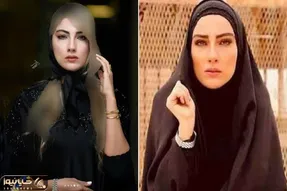 تغییر چهره غافلگیر کننده بازیگر نجلا / استایل مشکی و سلطنتی محیا دهقانی غوغا بپا کرد