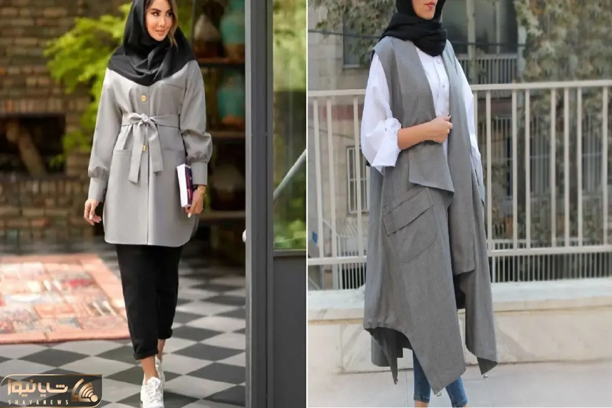 مانتو طوسی روشن رو با چه شلواری بپوشیم؟/ استایل خفن خوفناک میخوای باید اینارو بدونی