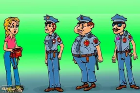 هوش تصویری؛ اگه فکرمیکنی زدی رو دست باهوشا بگو کدوم از آقا پلیسا فِیک ؟