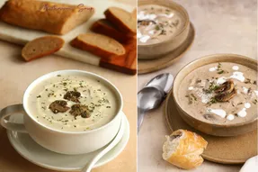 سوپ شیر و قارچ مجلسی با مرغ؛ فوت و فن های خوشمزه تر شدنش