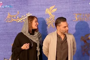 (عکس) وقتی مهناز افشار از دست پیمان معادی ریسه رفت!