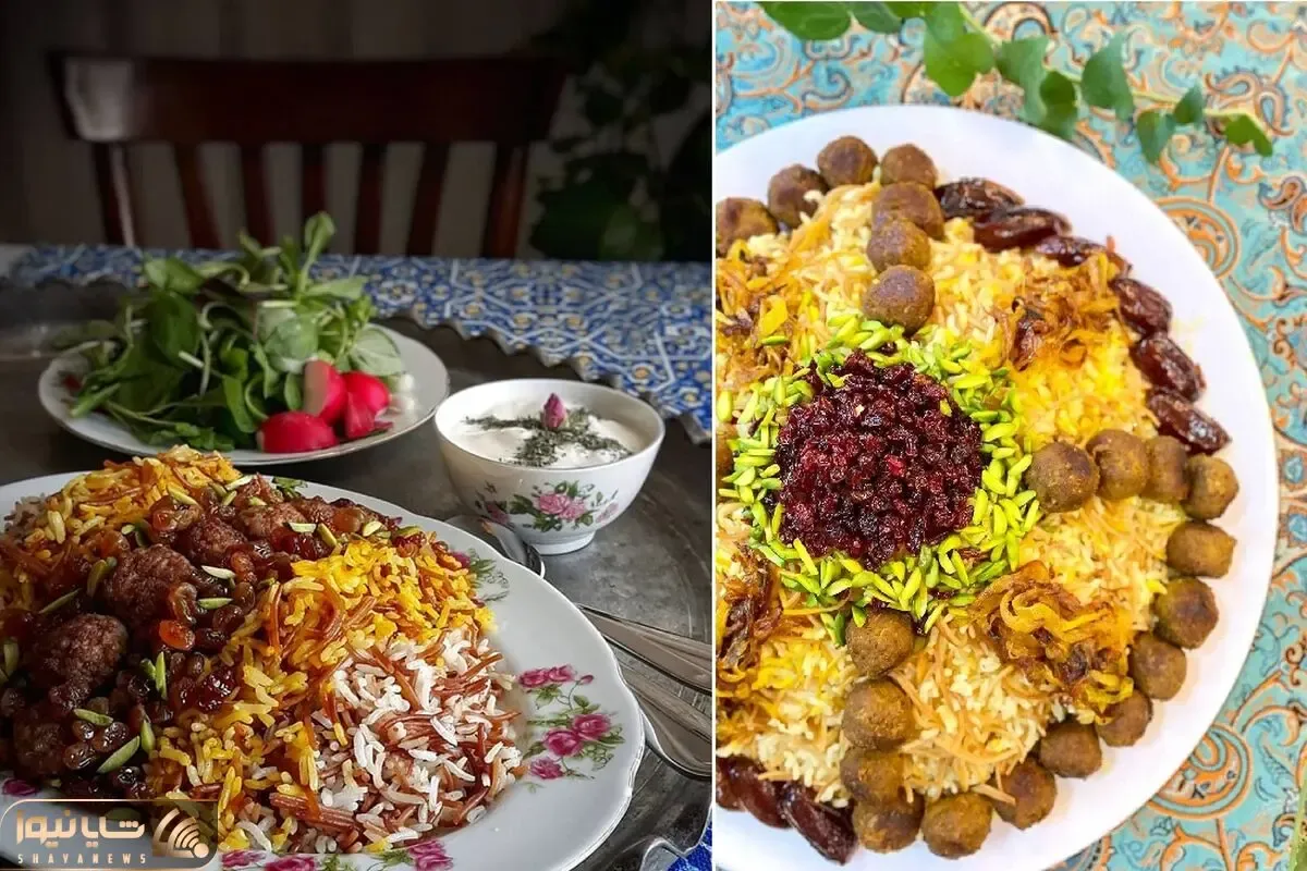 طرز تهیه رشته پلو با گوشت قلقلی / غذای خوشمزه و اصیل ایرونی مخصوص شب عید